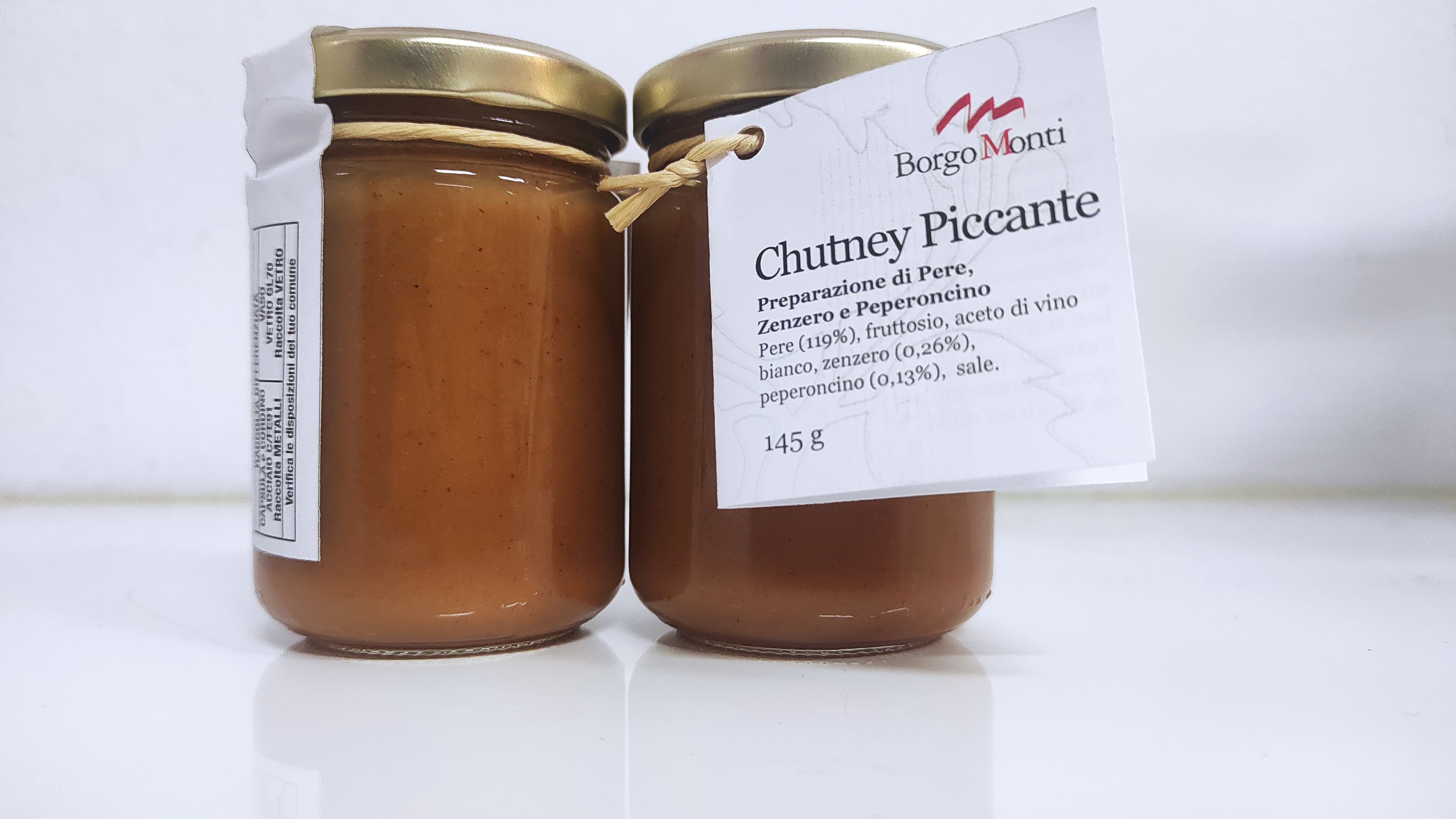 Chutney Piccante di Pere Zenzero e Peperoncino
