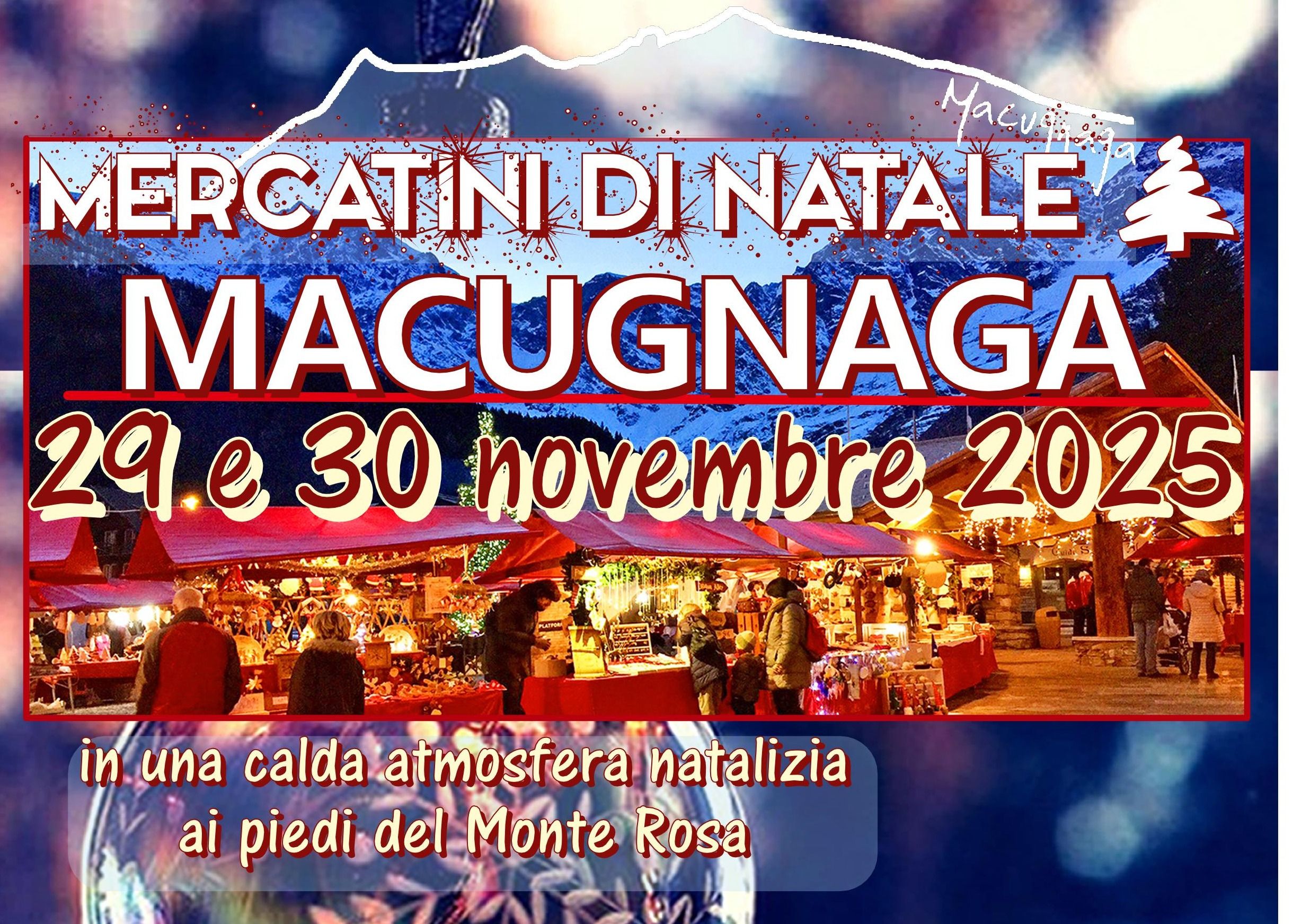 Mercatini di Natale Macugnaga 2025