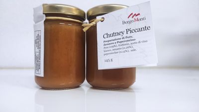 Chutney Piccante di Pere Zenzero e Peperoncino