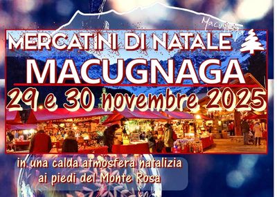 Mercatini di Natale Macugnaga 2025