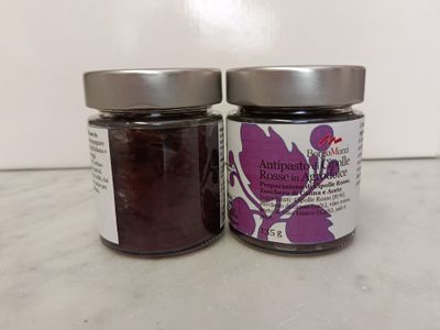 Antipasto di Cipolle Rosse in Agrodolce